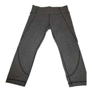 Athleta Gray Cropped Leggings Capri Yoga Pants Medium M